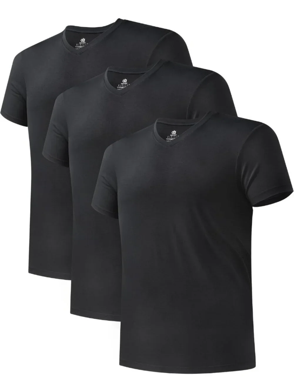Ultra Soft Micro Modal Men's Undershirts, Comfortable T-Shirts, 3-Pack Set